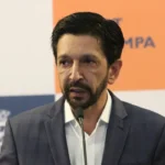 São Paulo (SP), 07/08/2023 - O prefeito de São Paulo, Ricardo Nunes, fala sobre o contrato da prefeitura com o projeto Smart Sampa, que prevê a distribuição de câmeras de monitoramento na cidade de Sã