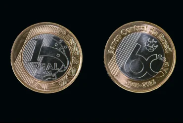 Brasília (DF), 25/07/2025 - Moeda comemorativa dos 60 anos do Banco Central do Brasil. Foto: Gabriel Pereira/Banco Central