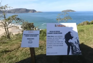 Placa em homenagem a Juliana Marins é inaugurada em Niterói