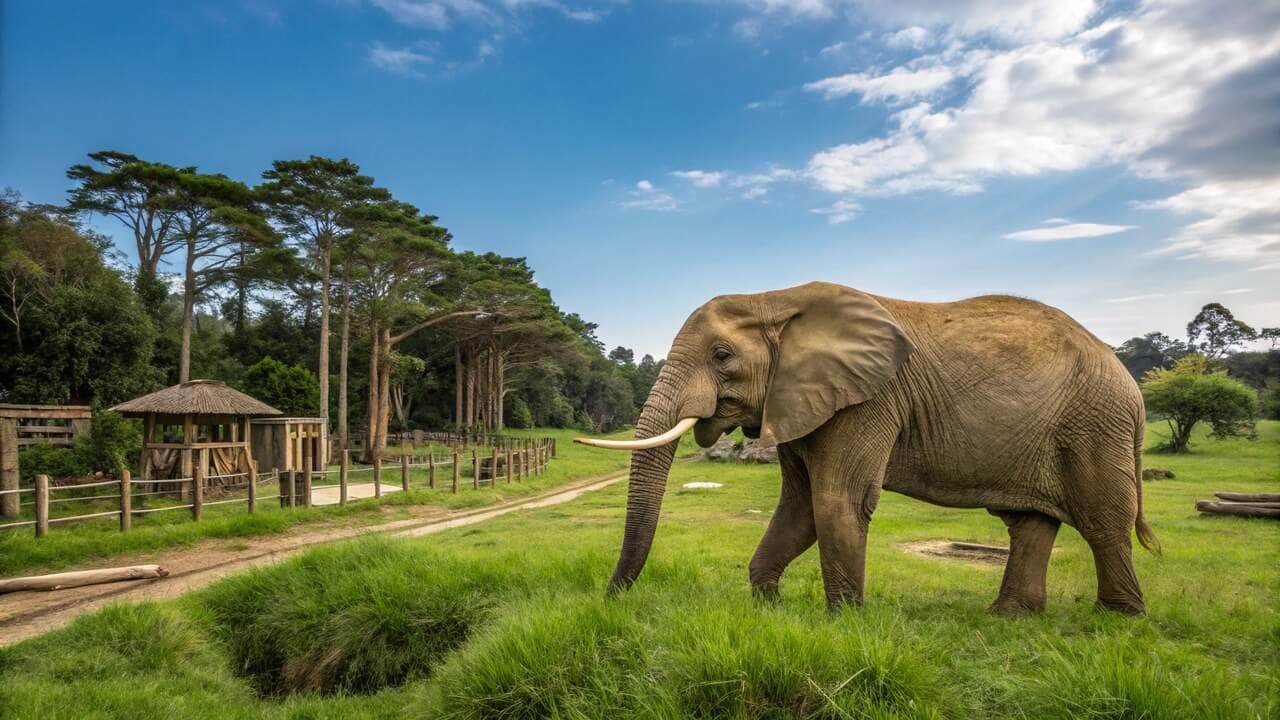 Elefanta encontra liberdade após 40 anos em viagem histórica
