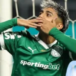 São Paulo (SP), 27/07/2025 - Jogador Facundo Torres durante lance de jogo entre Palmeiras e Grêmio válido pelo Campeonato Brasileiro de Futebol. Foto: Cesar Greco/Palmeiras FC
