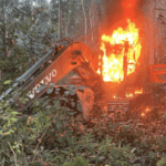 Polícia destrói máquinas em operação contra garimpo ilegal