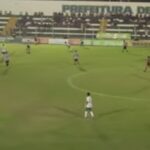 Lance de Luverdense x Goiânia. Imagem: Reprodução