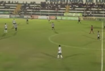 Lance de Luverdense x Goiânia. Imagem: Reprodução