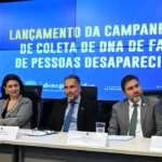 Brasília (DF) 05/08/2025 - Cerimônia de lançamento campanha nacional de coleta de DNA de familiares de pessoas desaparecidas. Foto: Isaac Amorim/MJSP