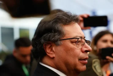 Rio de Janeiro (RJ) 18/11/2024 - O presidente da Colômbia, Gustavo Petro, fala à imprensa na 19° Reunião de Cúpula do G20, no Museu de Arte Moderna. Foto: Fernando Frazão/Agência Brasil