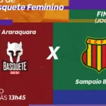 Tvbrasil transmite decisão entre Sesi Araraquara e Sampaio Basquete pela LBF