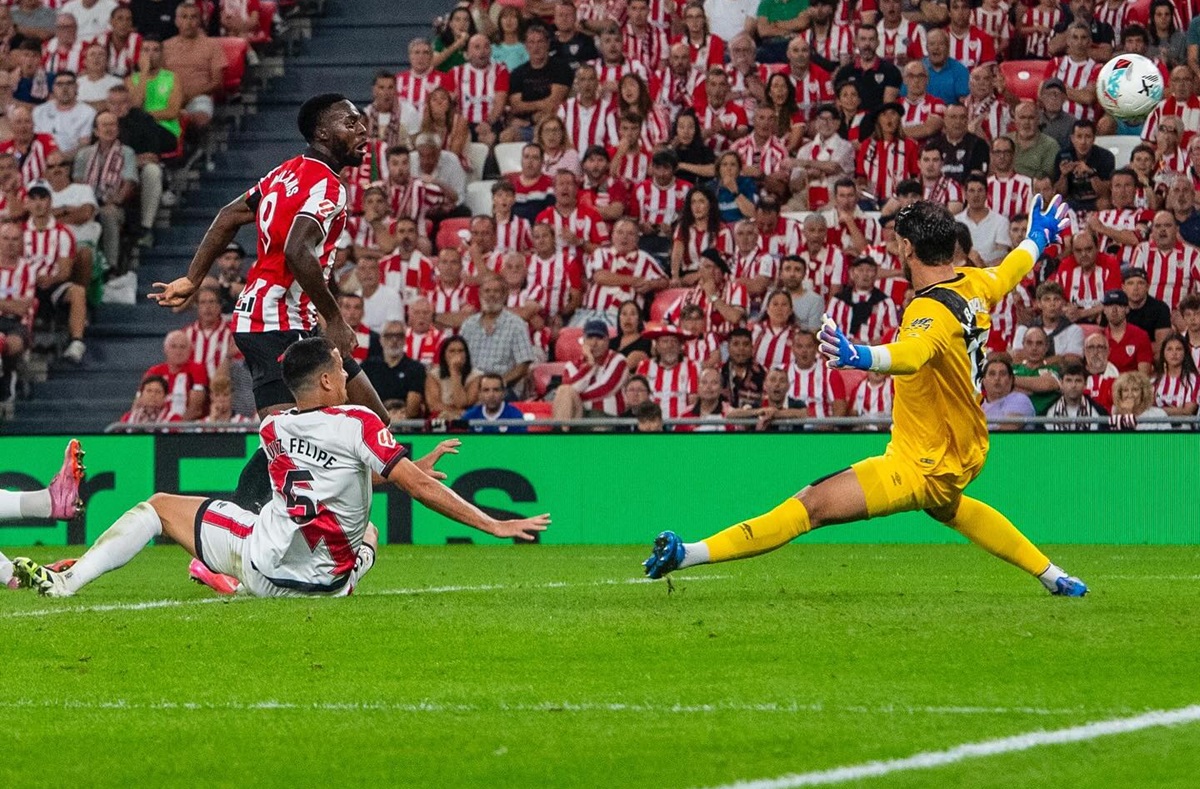 Lance de Athletic Bilbao x Rayo Vallecano. Imagem: Divulgação Athletic