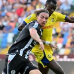 Lance do jogo entre Udinese x Hellas Verona. Imagem: Divulgação Udinese