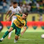 Lance de Cuiabá x Volta Redonda. Imagem: AssCom Dourado