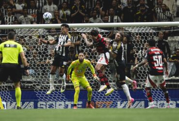 Lance de Atlético-MG x Flamengo. Imagem: Pedro Souza/Atlético