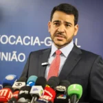 Brasília (DF), 01/07/2025 - o ministro da AGU, Jorge Messias, informou que a ação declaratória de constitucionalidade foi apresentada após solicitação feita pelo presidente Luiz Inácio Lula da Silva e
