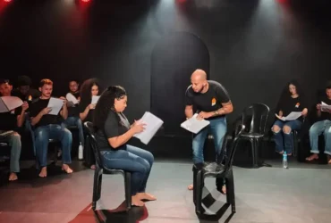 Rio de Janeiro (RJ) 08/08/2025 - Apresentação do grupo de teatro Nós do Morro. Foto: Nós do Morro/Divulgação