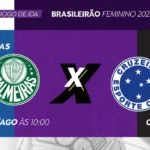 TV transmite Palmeiras x Cruzeiro pela semifinal do Brasileirão Feminino