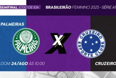 TV transmite Palmeiras x Cruzeiro pela semifinal do Brasileirão Feminino