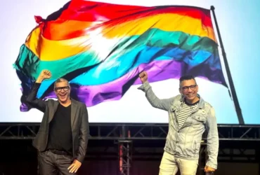 Rio de Janeiro (RJ), 05/08/2025 - Superintendente de Políticas Públicas LGBTI da Secretaria de Estado de Desenvolvimento Social e Direitos Humanos do Rio de Janeiro, Ernane Alexandre e o presidente do