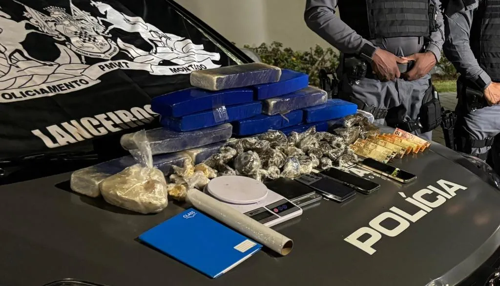 Cavalaria da PM apreende grande quantidade de drogas em Sinop e Sorriso