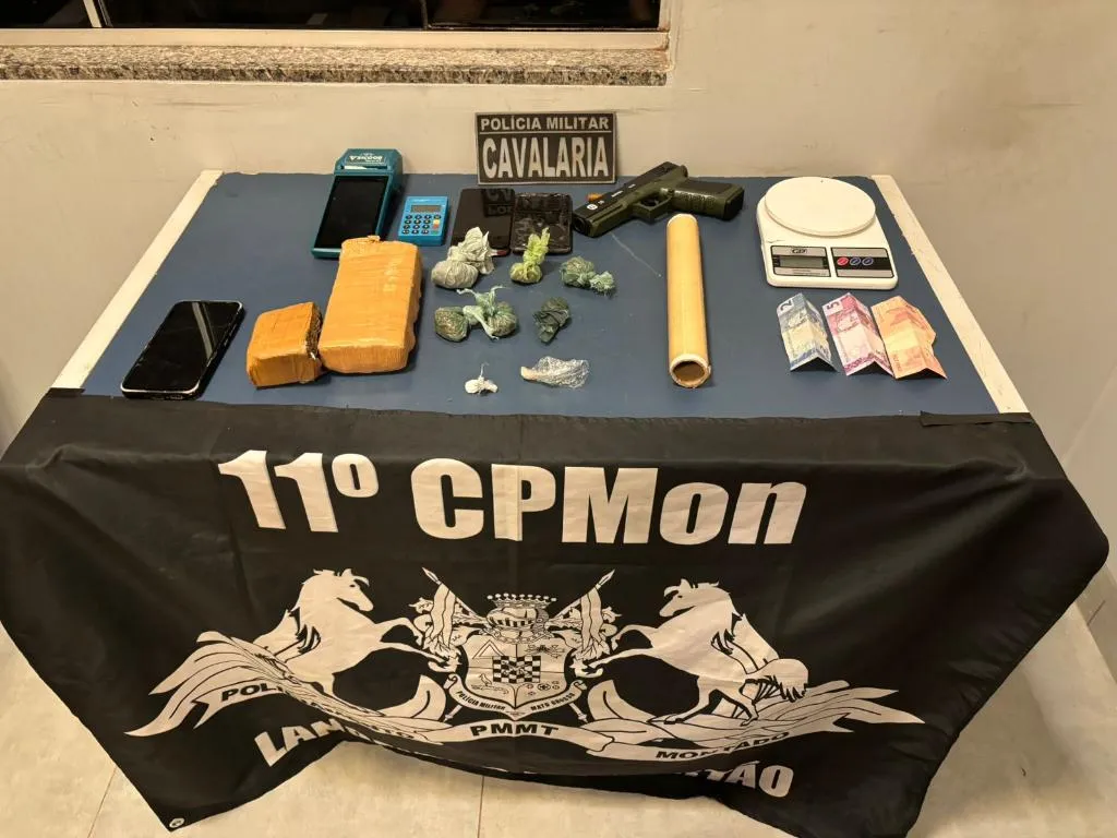 Polícia Militar prende quatro suspeitos de tráfico durante operação em Mato Grosso
