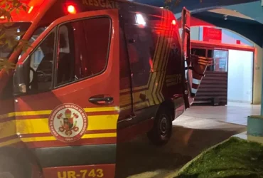 Motociclista tem perna esmagada por carreta em Sinop e segue internado