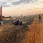 Motociclista sofre acidente com carreta na BR-070 em Campo Verde