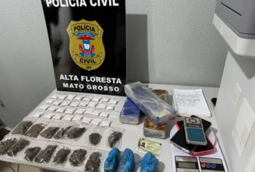 Polícia de Mato Grosso prende suspeito de homicídio e tráfico de drogas em Alta Floresta