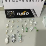 Prisão por tráfico resulta na apreensão de drogas em Cuiabá