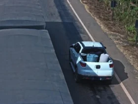 Veículo identificado na MT-140