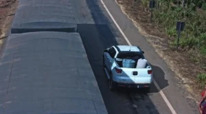 Veículo identificado na MT-140