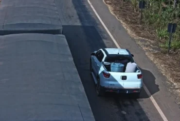 Veículo identificado na MT-140