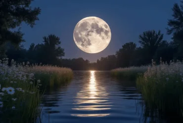 Fase da Lua em 15 de agosto de 2025 - Lua Cheia em Gêmeos