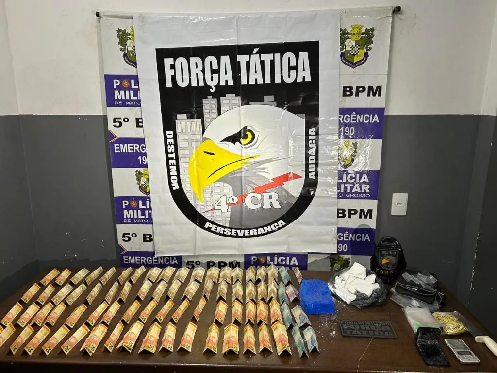 Foragido por homicídio é preso por tráfico durante operação em Rondonópolis