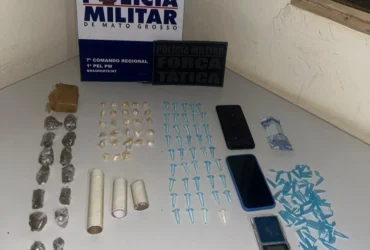 Força Tática prende faccionados por tráfico de drogas em Brasnorte