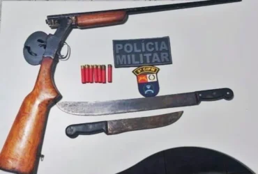 Homem é preso por porte ilegal de arma após ameaças em Santo Afonso