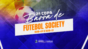 Inscrições para a 2ª Copa Barra de Futebol Society sub-09 e sub-12 já estão abertas