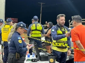 Abordagens no Posto da Polícia Rodoviária Estadual na MT-151