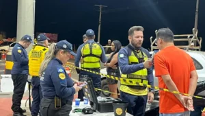 Abordagens no Posto da Polícia Rodoviária Estadual na MT-151