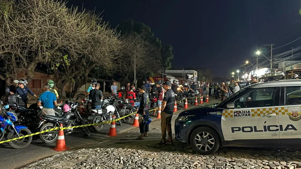 Operação em Cuiabá resulta em três prisões e dezenas de motos removidas