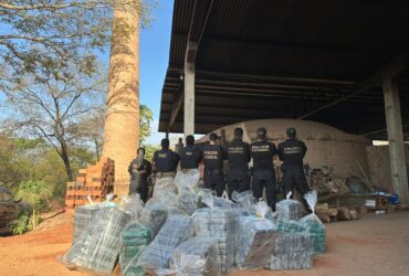 PF incinera 1,3 tonelada de drogas em Mato Grosso