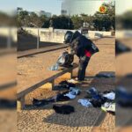 A Polícia Militar foi acionada para uma ameaça de bomba na Praça dos Três Poderes. Um homem alegava estar com explosivos em uma mochila
