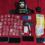 Polícia prende suspeitos por tráfico em Barra do Garças com 47 porções de drogas