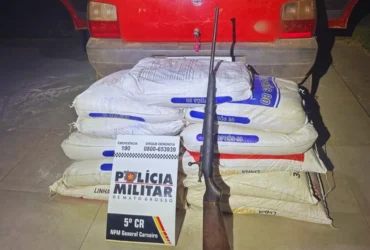 PM recupera carga de suplemento animal furtada e prende suspeito em Pontal do Araguaia