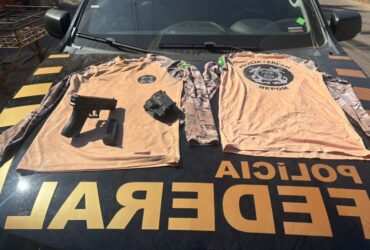 Homem se passava por policial federal, participava de operações e portava simulacro de arma