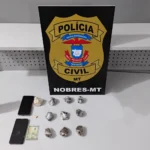 Polícia Civil desarticula ponto de drogas em Nobres com prisão em flagrante