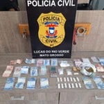 Polícia prende suspeitos com drogas em Lucas do Rio Verde