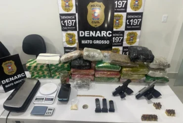 Polícia prende grupo com drogas e armas em condomínio de Cuiabá