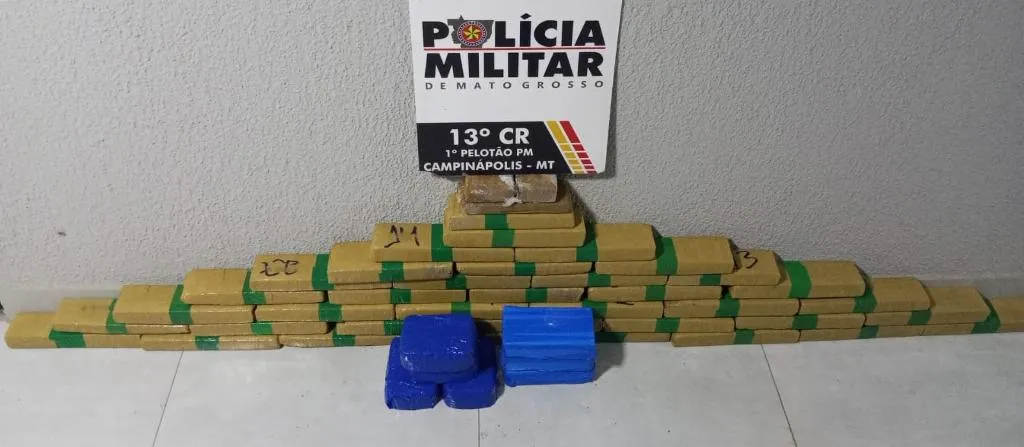 Polícia Militar apreende drogas e prende faccionado em Campinápolis