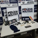 Polícia Militar apreende armas e prende criminosos em Cáceres