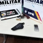 Polícia prende faccionados em Cáceres com arma e munições