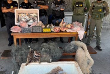 Policias Civil e Militar de Mato Grosso prendem empresario e apreendem 77 kg de pescado ilegal -CenárioMT