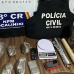 Polícias de Mato Grosso realizam prisão e apreensão de drogas em Cocalinho